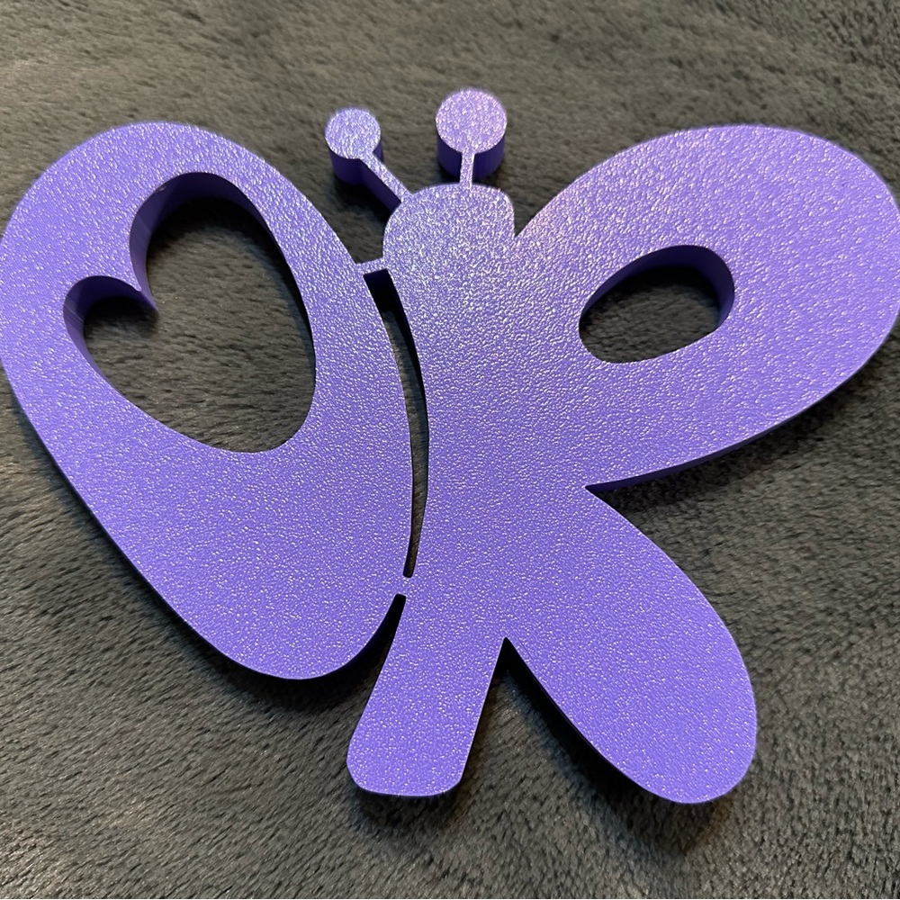 Large Olivia Rodrigo Butterfly Logo 3D Printed Decor